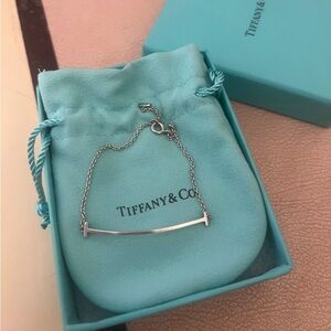 Tiffany & Co. Silver Bar Chain Bracelet